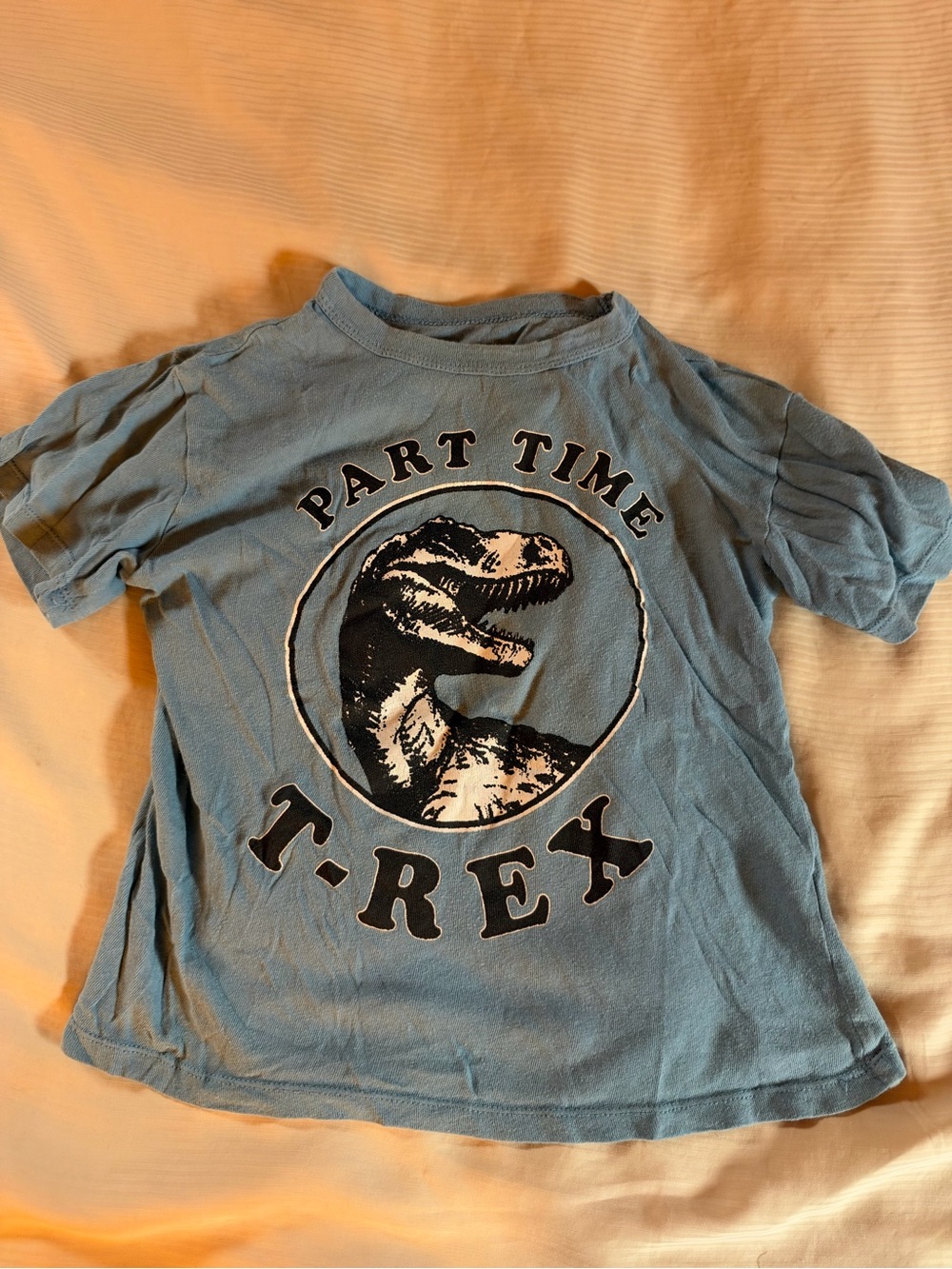Chaser Blue Graphic 'Part Time T-Rex' Kids Tee